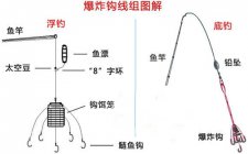 爆炸钩钓青鱼线组图解