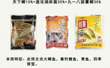 鲫鱼饵料经典配方大全